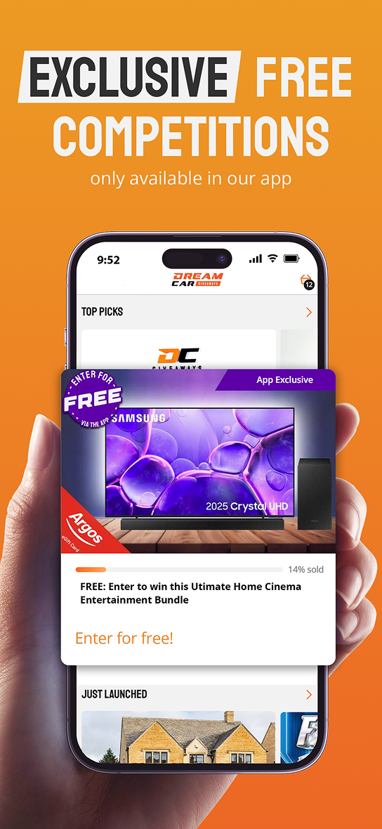 Exclusive app only competitions