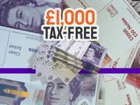 £1,000 Tax Free Cash - Low Odds image