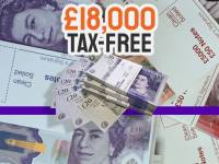 £18,000 Tax Free image